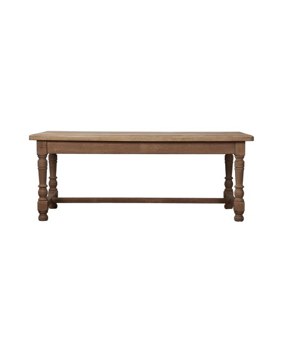 Oak Dining Table - Bleached