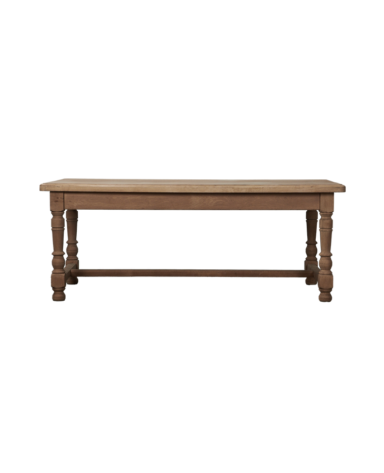 Oak Dining Table - Bleached