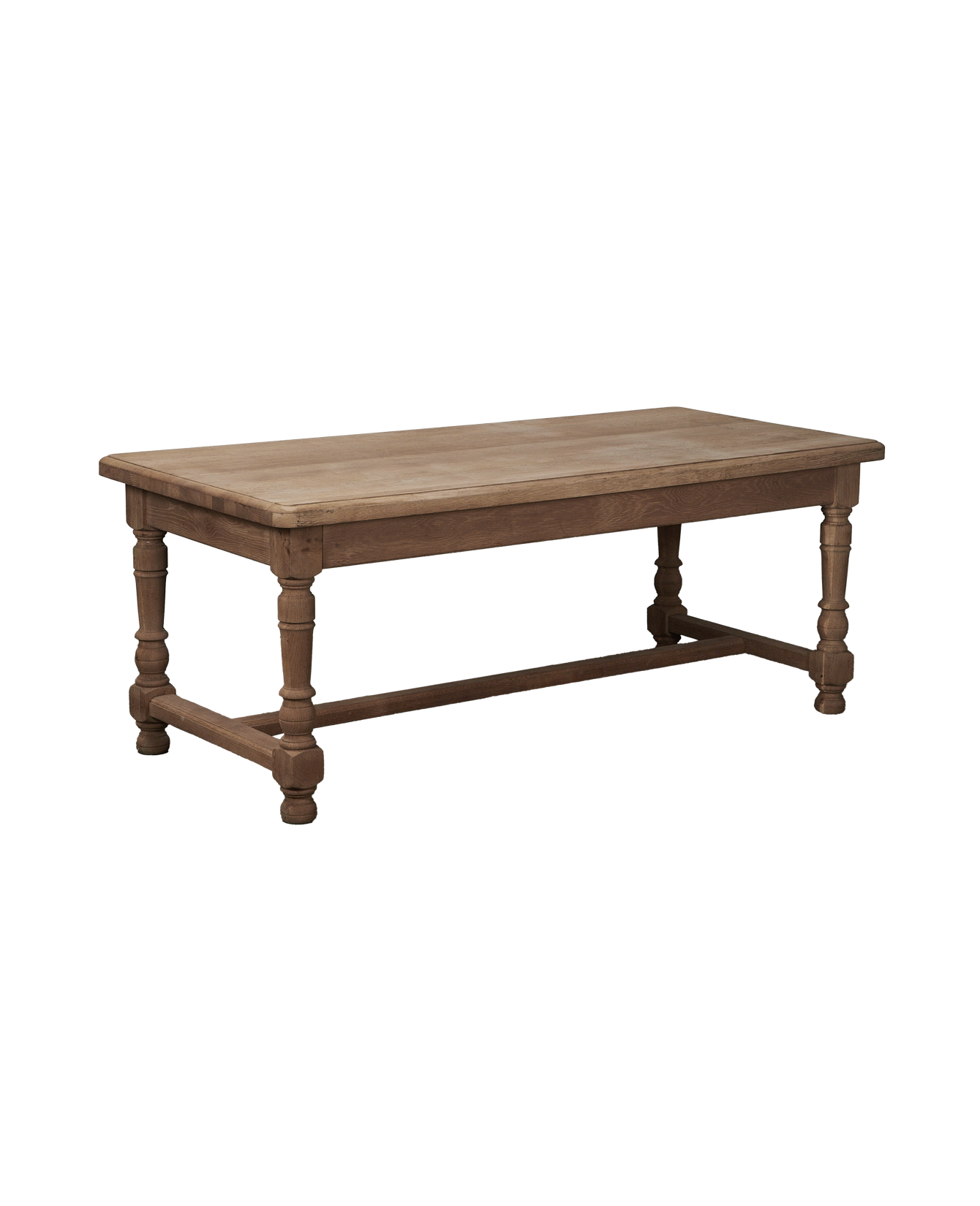 Vintage Oak Dining Table - Bleached from France made of Wood