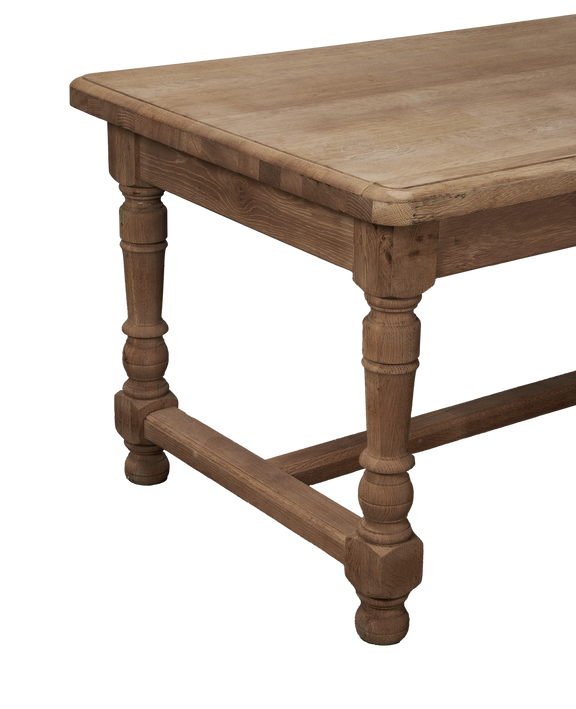 Oak Dining Table - Bleached