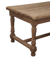 Oak Dining Table - Bleached