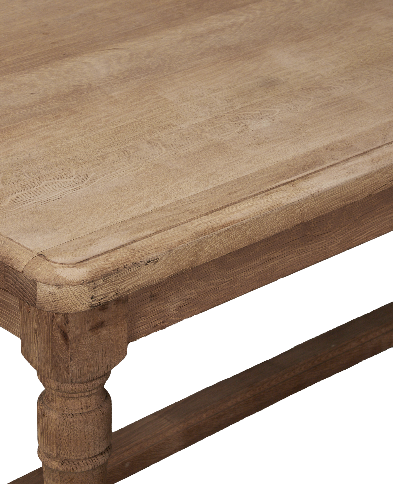 Vintage Oak Dining Table - Bleached from France made of Wood