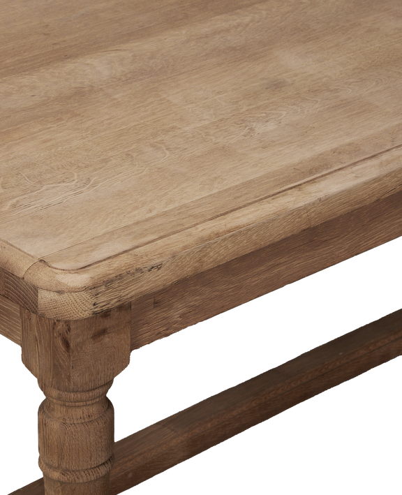 Oak Dining Table - Bleached