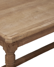 Oak Dining Table - Bleached