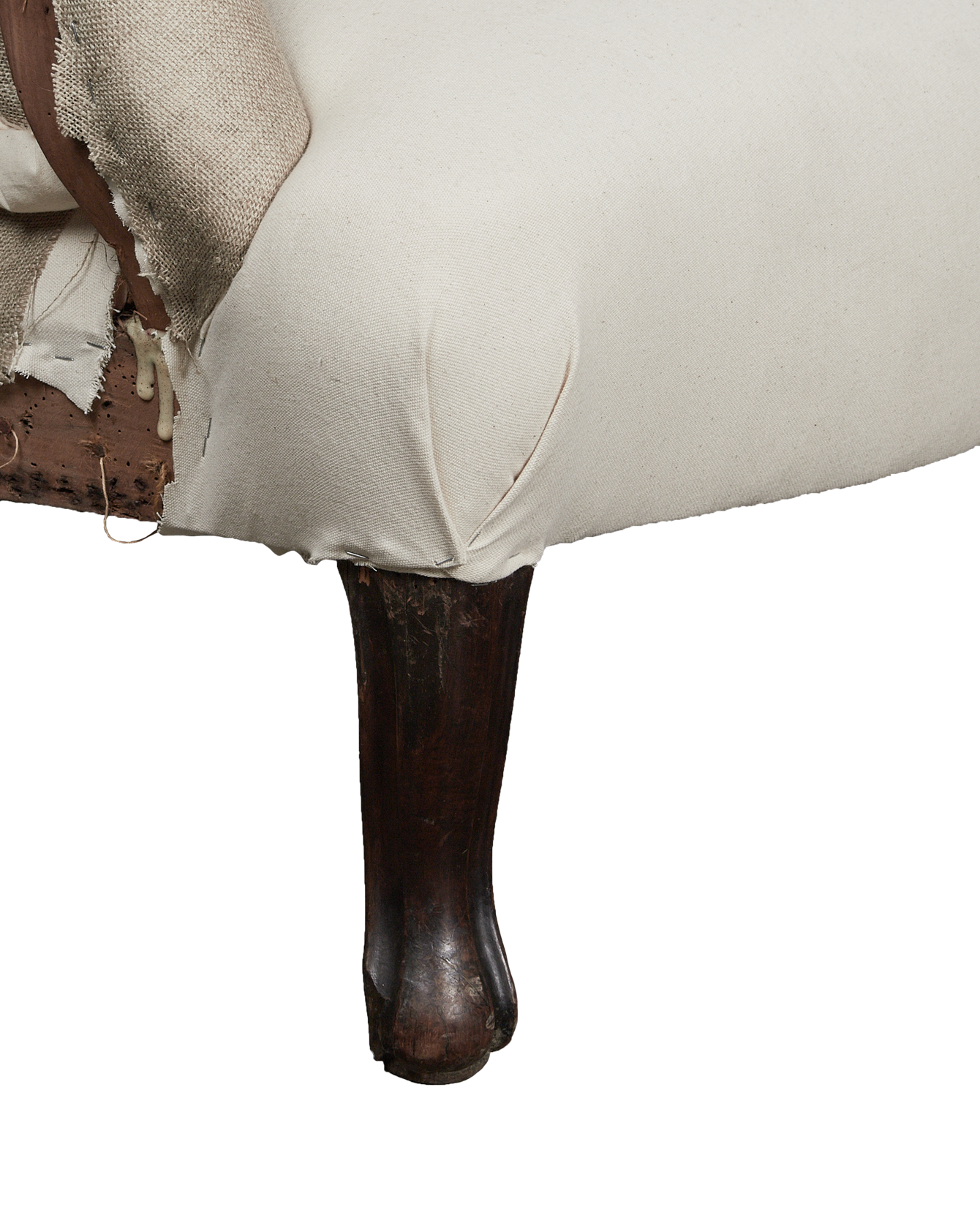 Vintage Napolean Armchair from France made of Upholstery