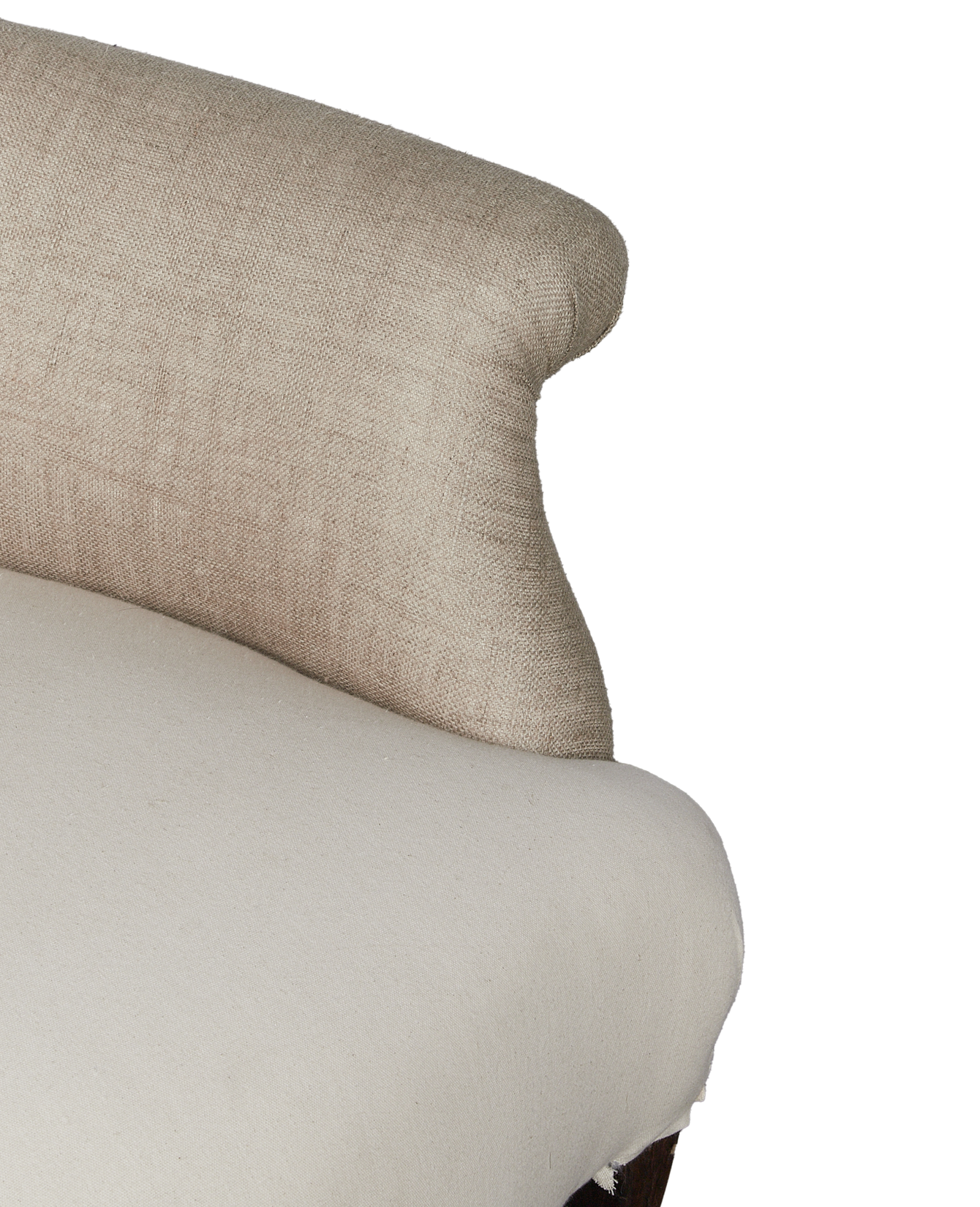 Vintage Napolean Armchair from France made of Upholstery