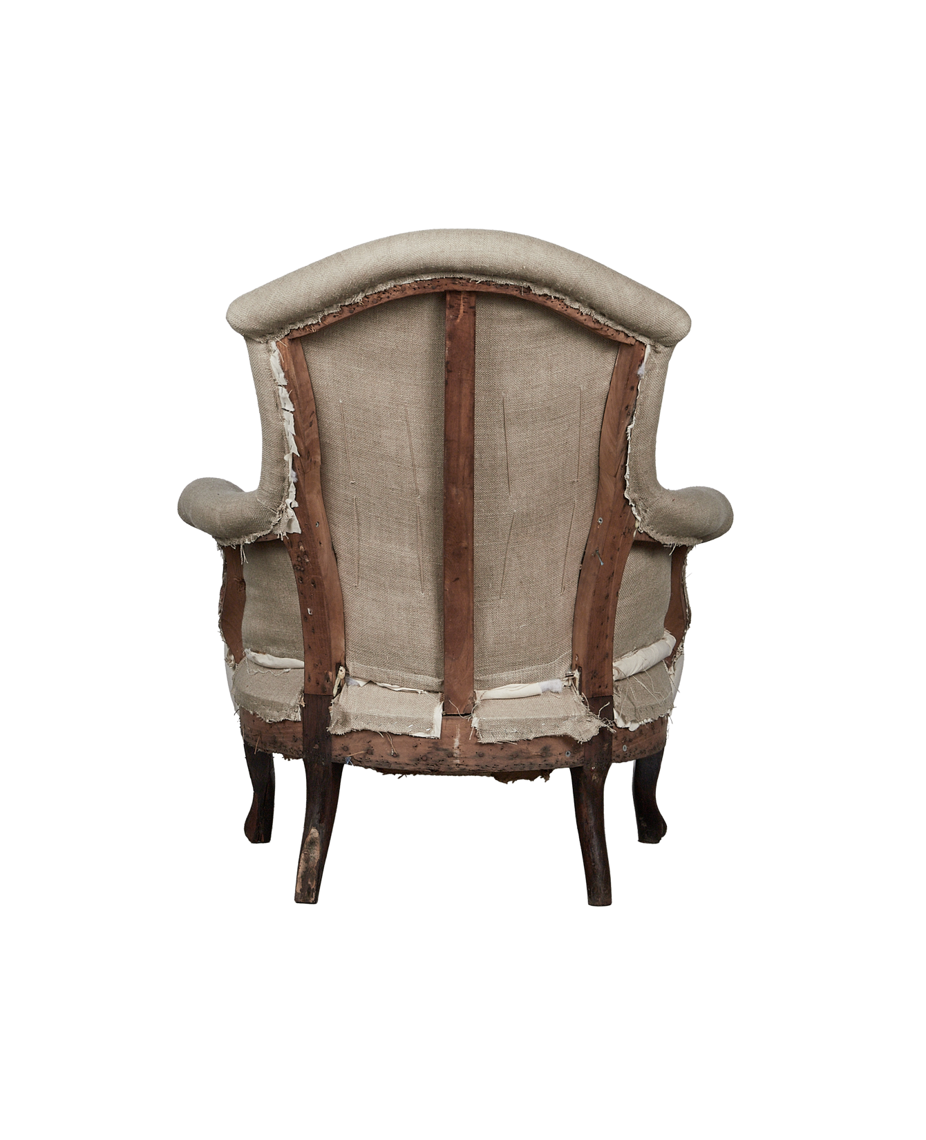 Vintage Napolean Armchair from France made of Upholstery