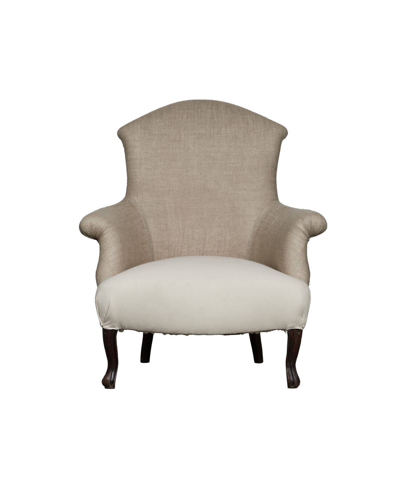 Vintage Napolean Armchair from France made of Upholstery