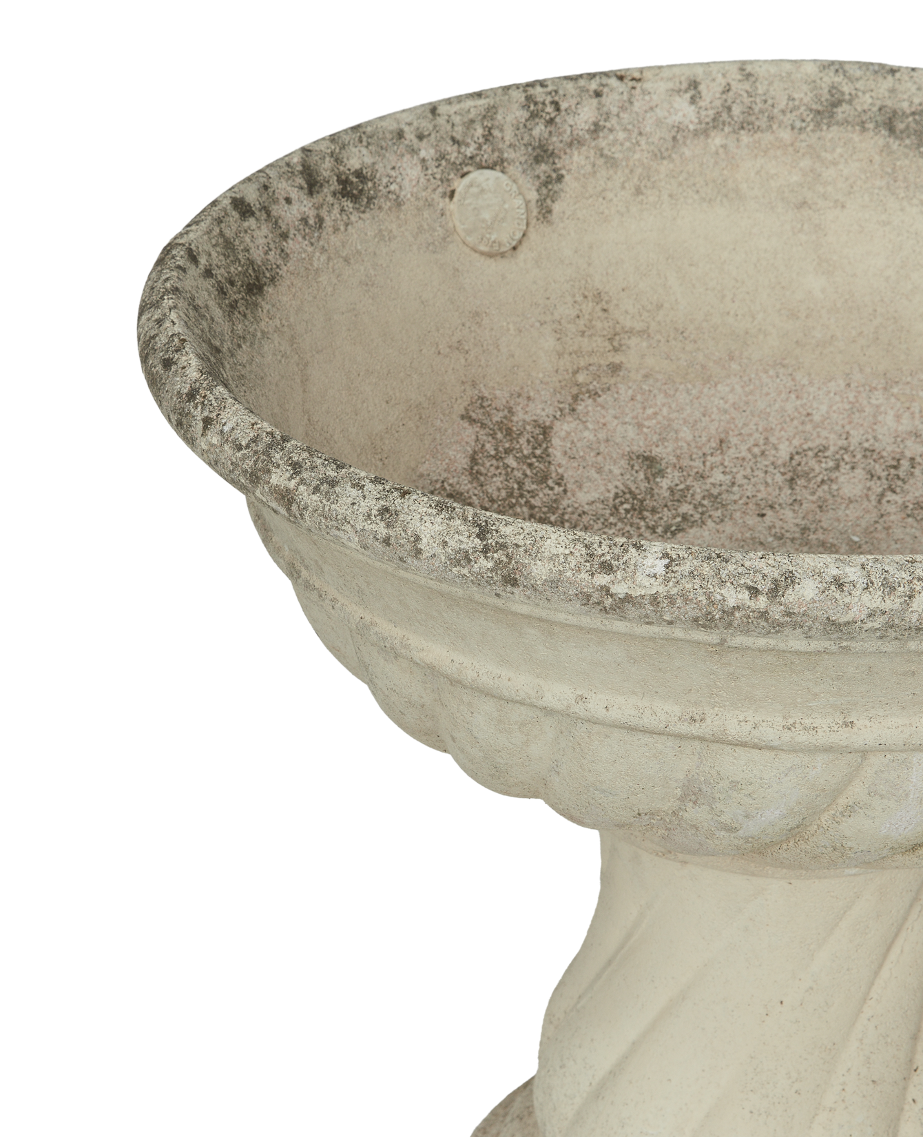 Antique Grandon Fres Elevated Planter from France made of Cement