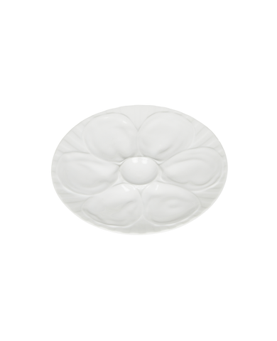 Vintage Oyster Plate - IV from France made of Porcelain