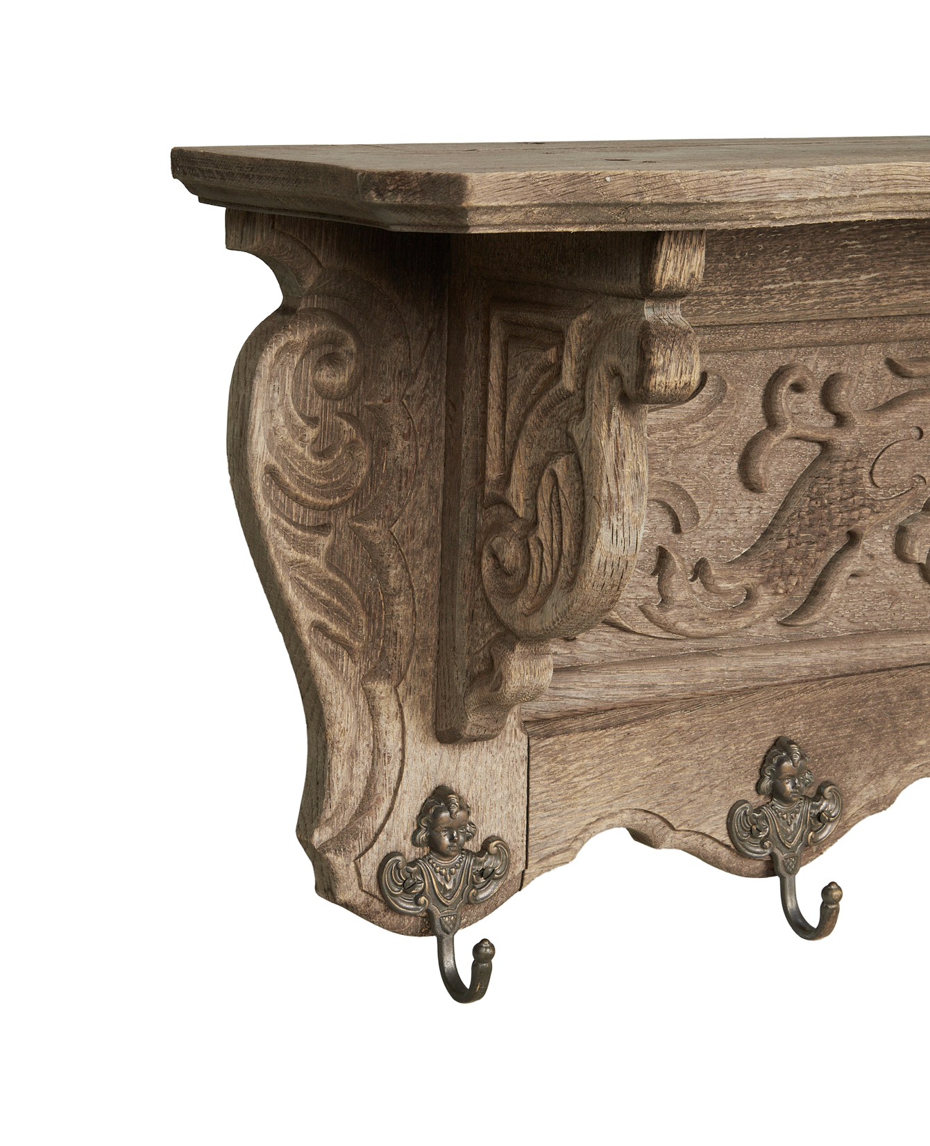 Antique Hanging Shelf from France made of Wood