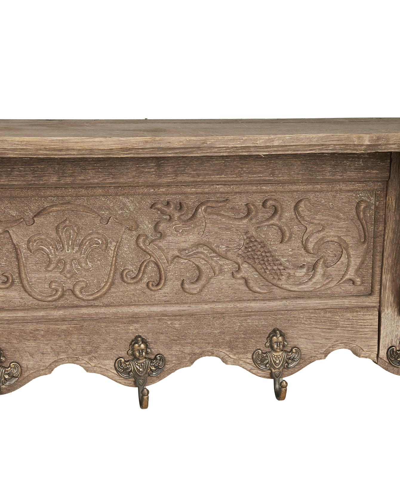 Antique Hanging Shelf from France made of Wood