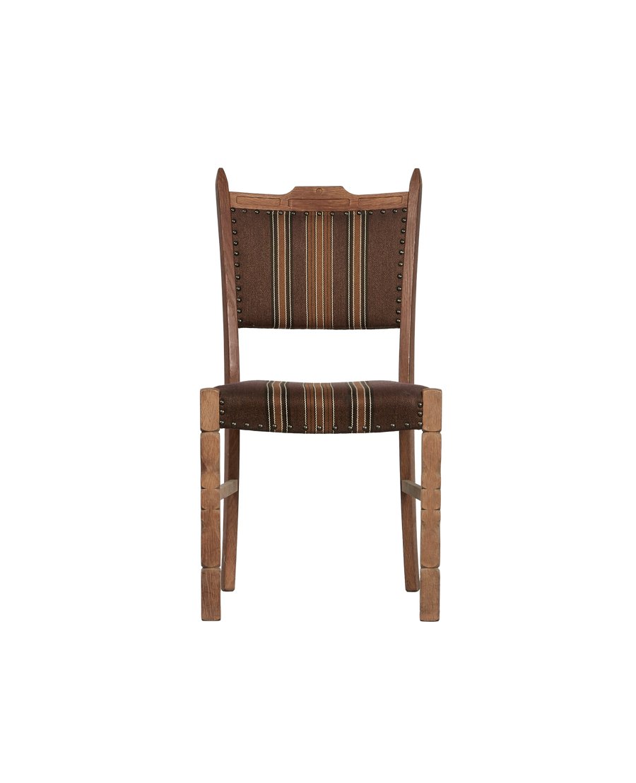 Vintage Henning Style Chair - Woodcarve from Denmark made of Upholstery