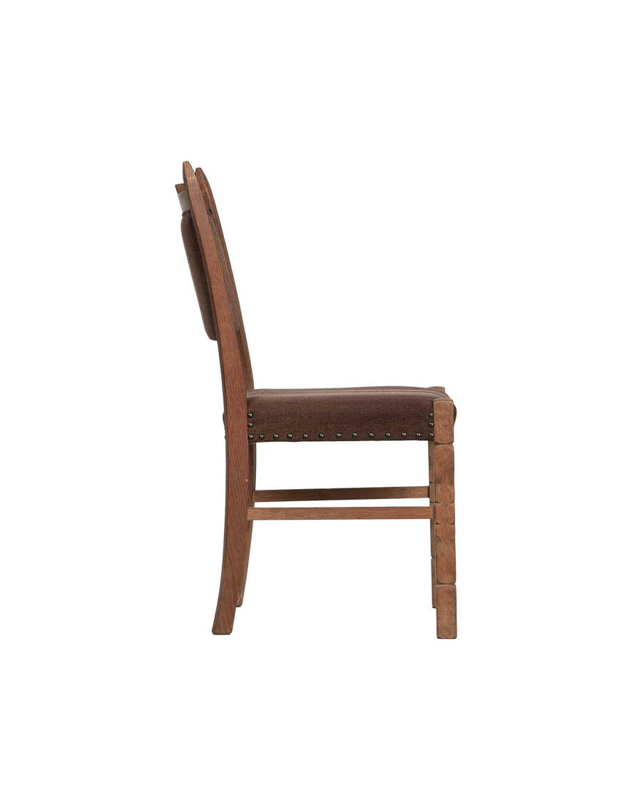 Vintage Henning Style Chair - Woodcarve from Denmark made of Upholstery