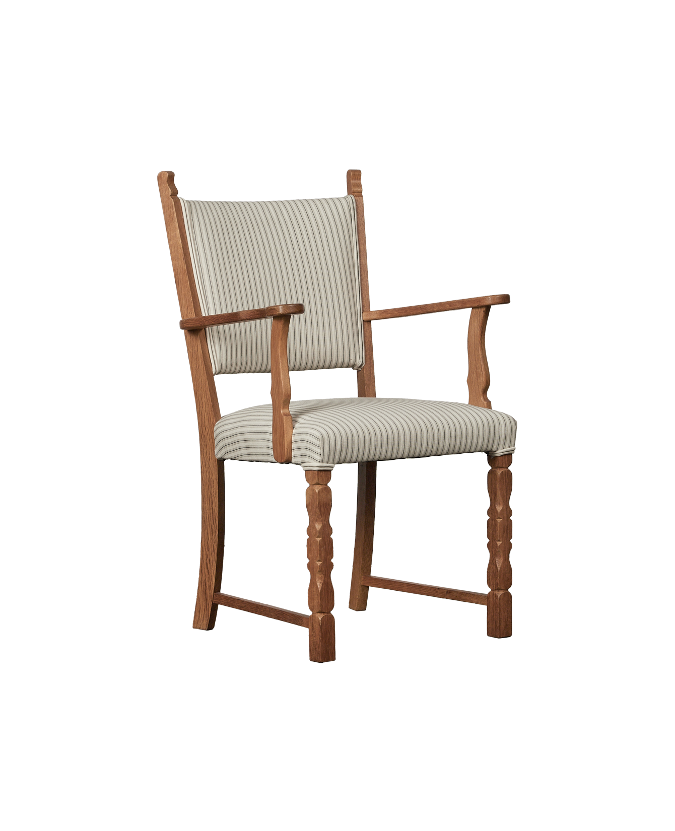 Vintage Henning Style Armchair - Square from Denmark made of Upholstery