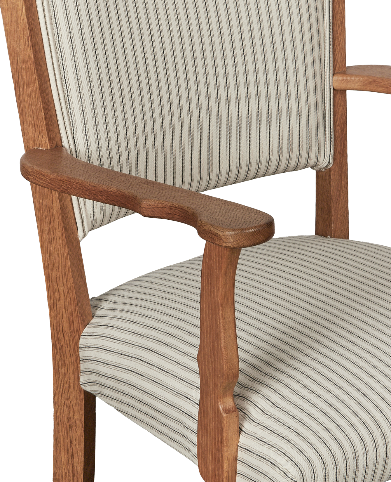 Vintage Henning Style Armchair - Square from Denmark made of Upholstery