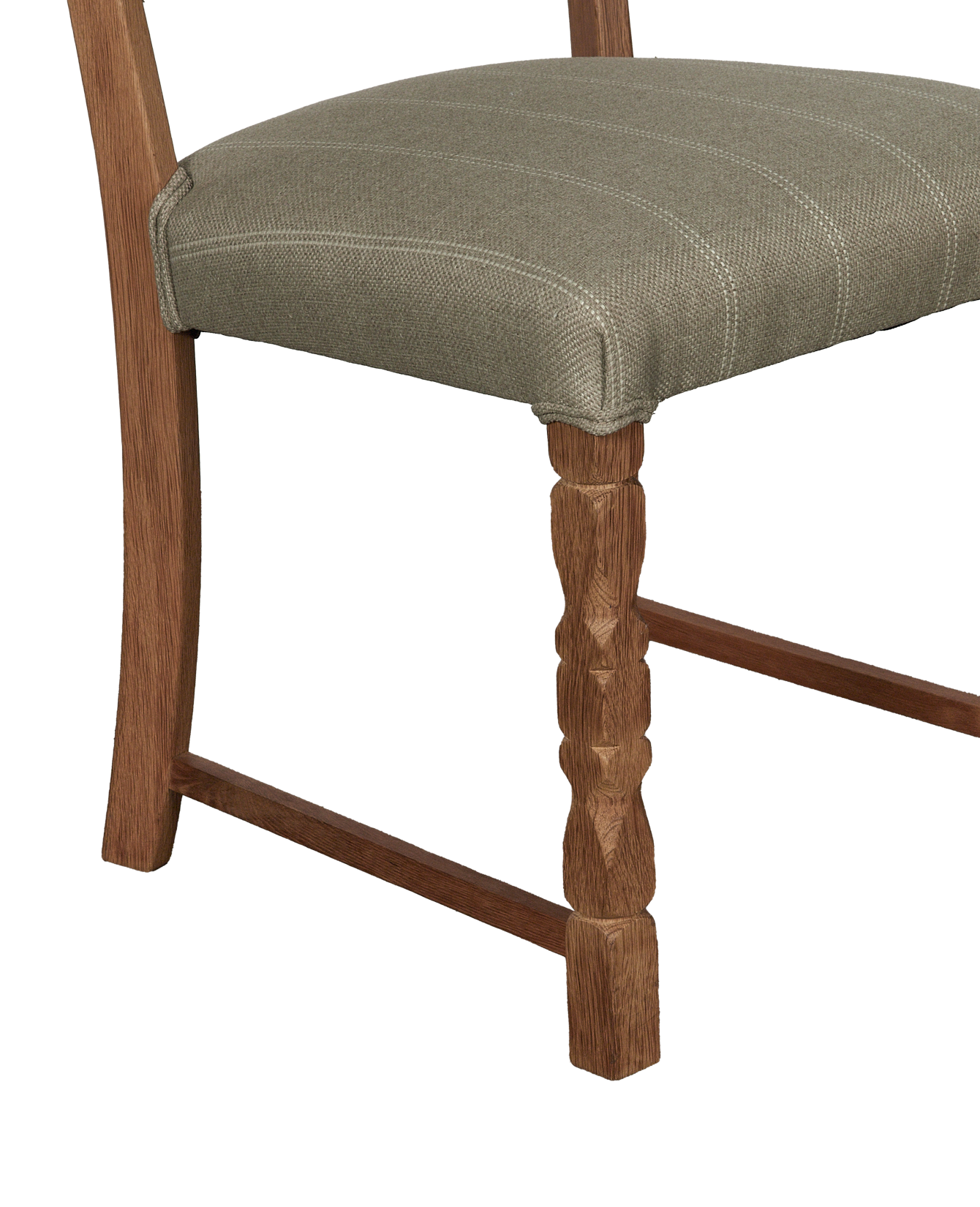Vintage Henning Style Chair - Square from Denmark made of Upholstery