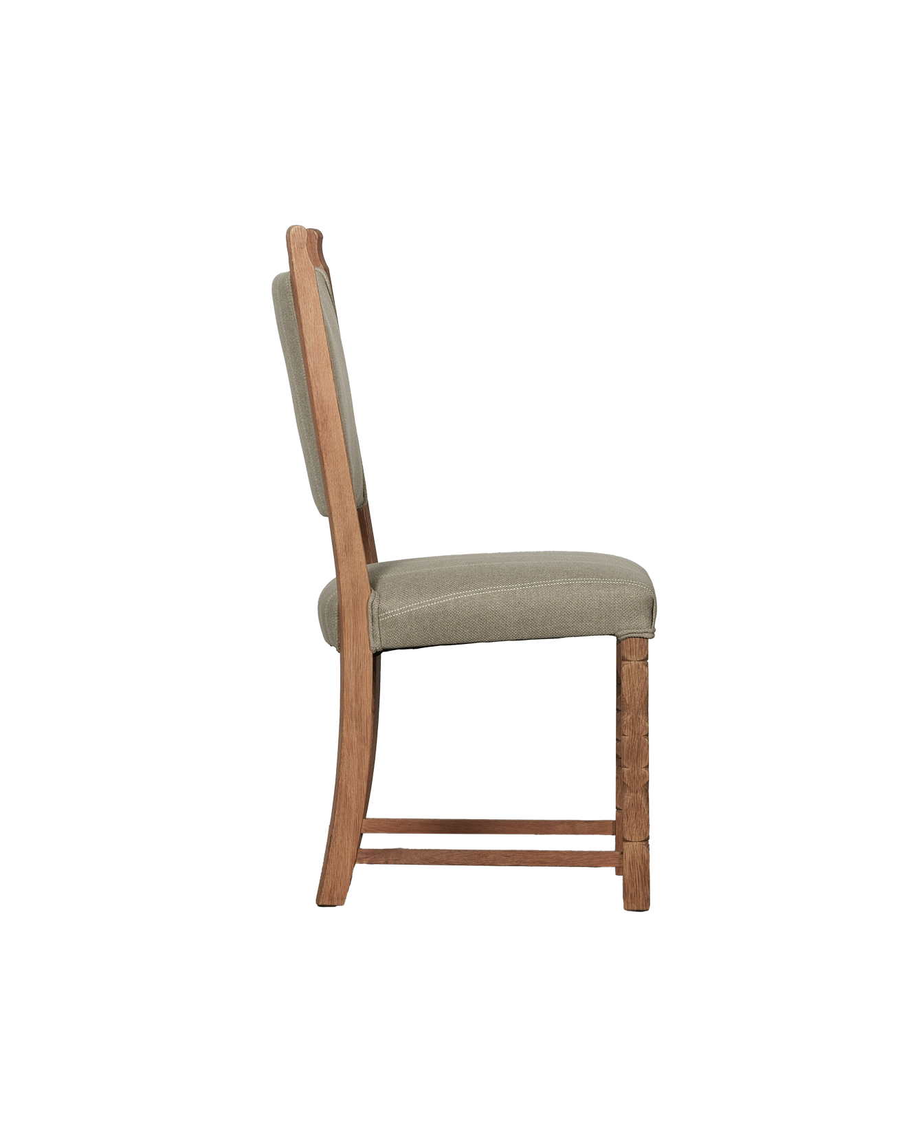 Vintage Henning Style Chair - Square from Denmark made of Upholstery