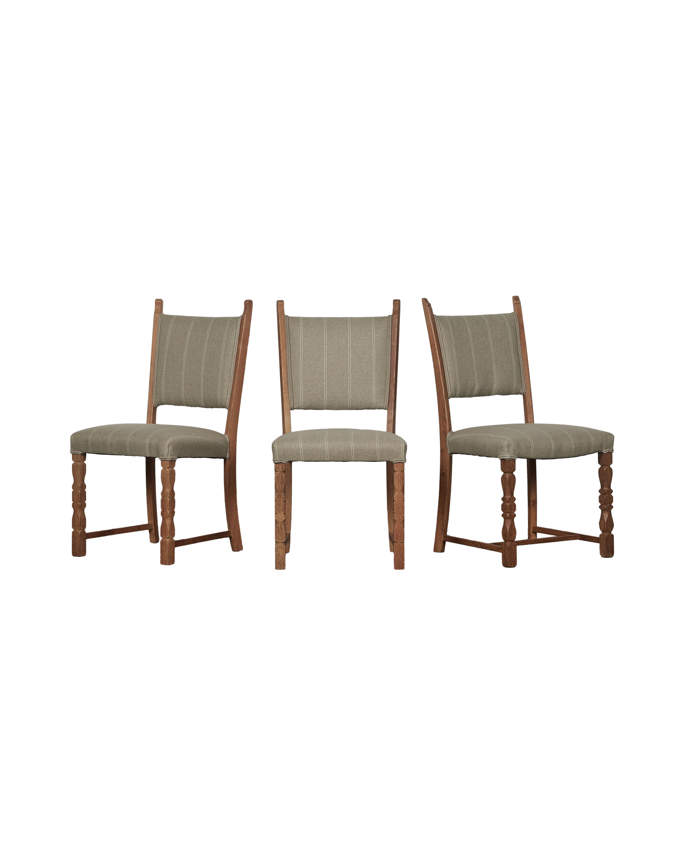 Vintage Henning Style Chair - Square from Denmark made of Upholstery