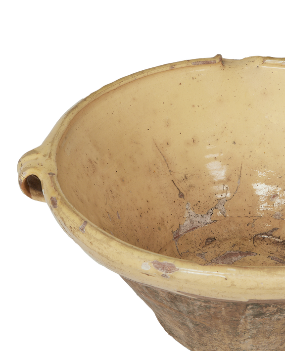 Serving Bowl - Yellow Ochre Glaze