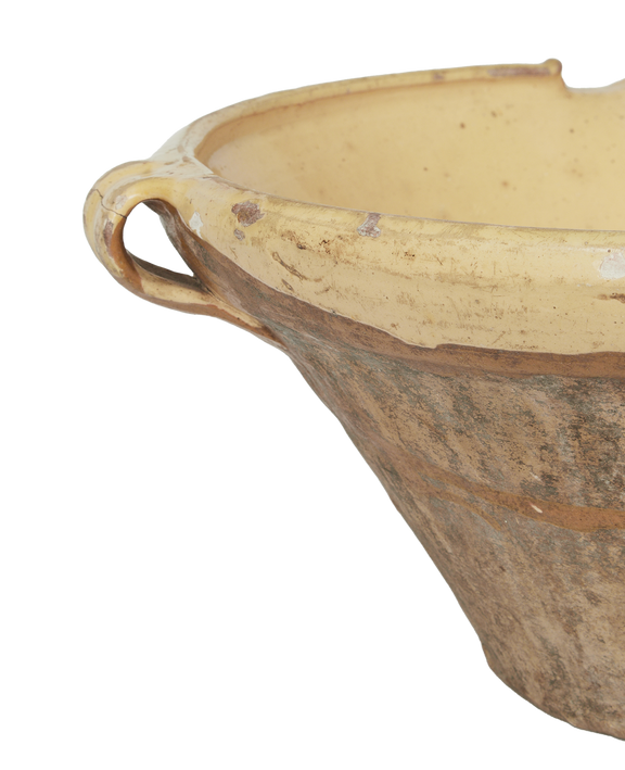 Serving Bowl - Yellow Ochre Glaze