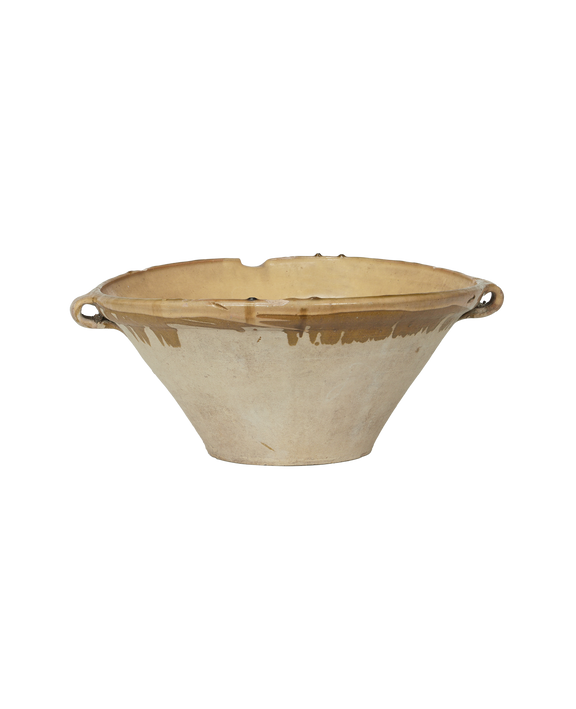 Serving Bowl - Yellow Ochre Glaze