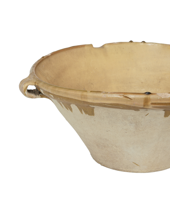 Serving Bowl - Yellow Ochre Glaze