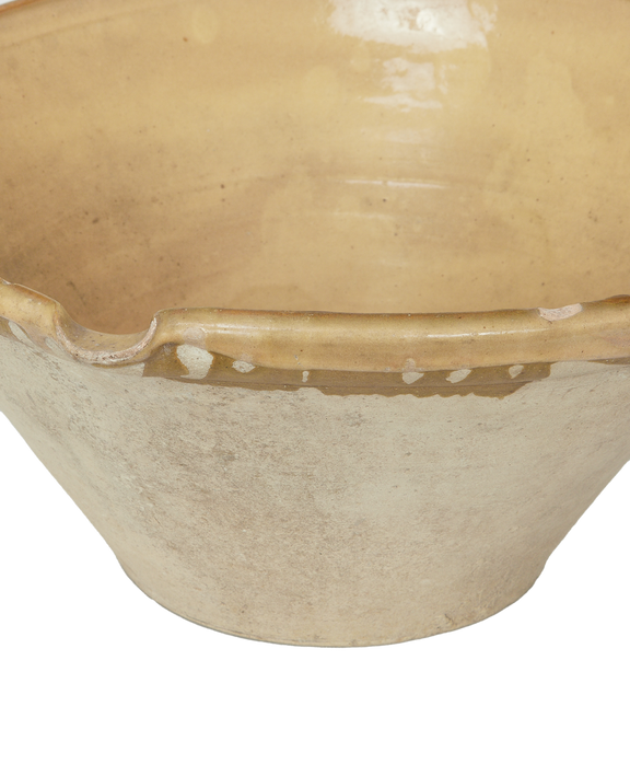 Serving Bowl - Yellow Ochre Glaze