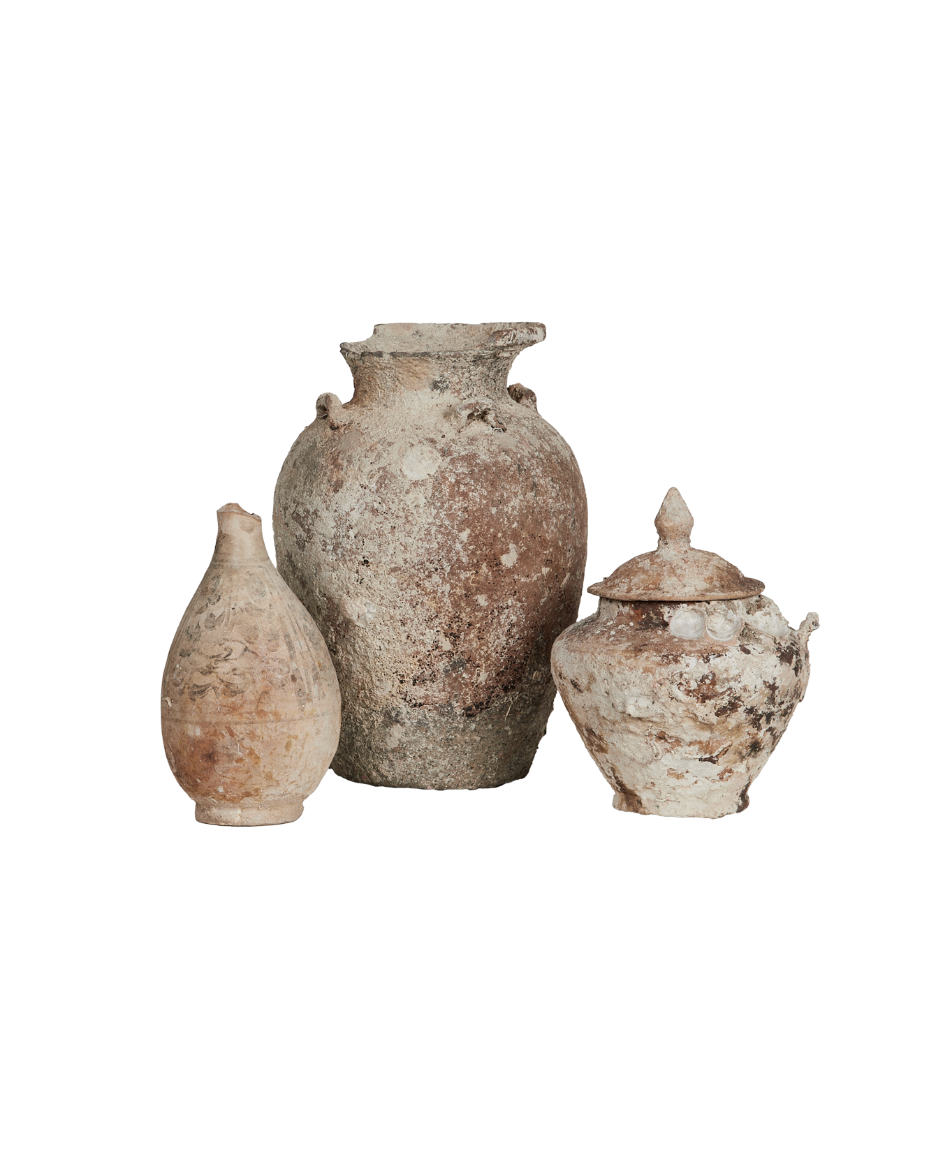 Vintage Sea Pot from Indonesia made of Ceramic