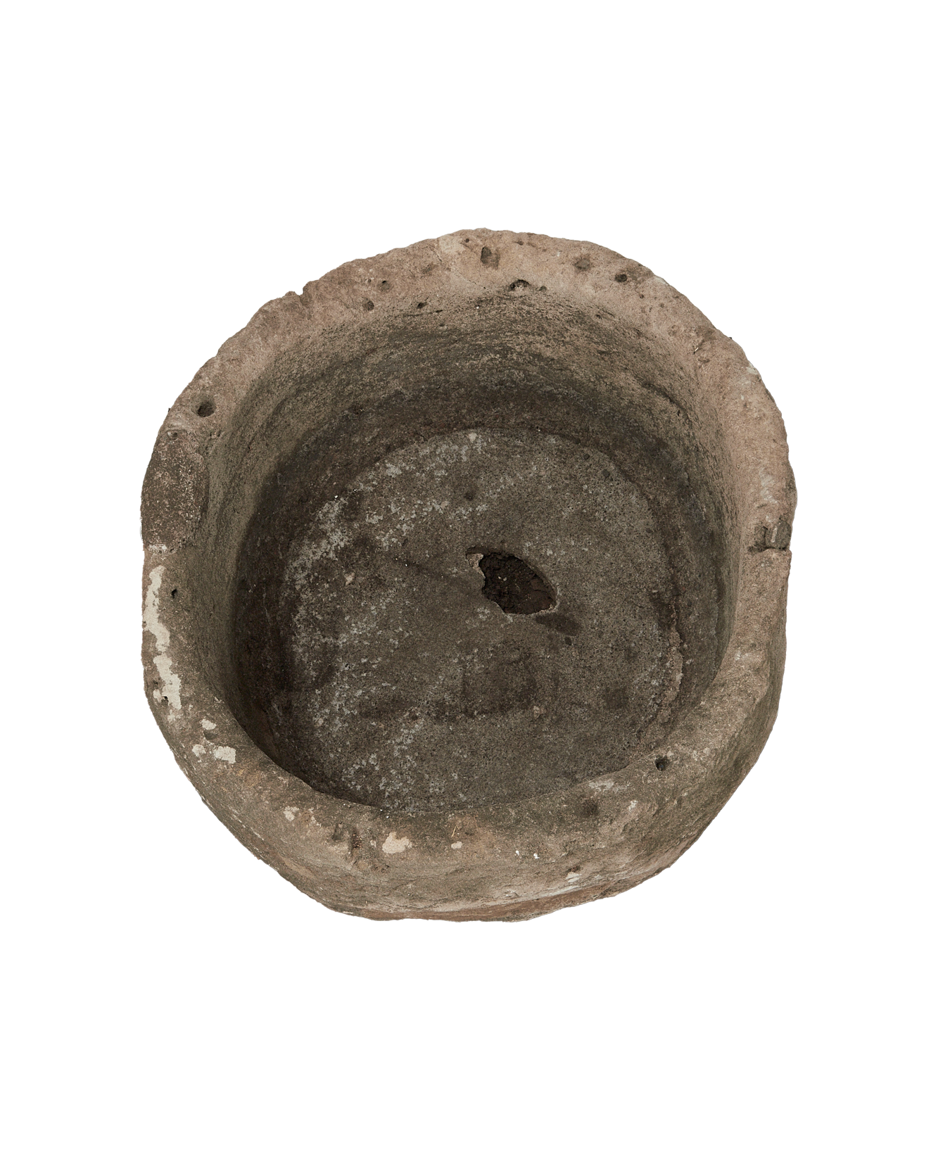 Vintage Limestone Trough - Round from Indonesia - Planters, Fountains, & Water Features