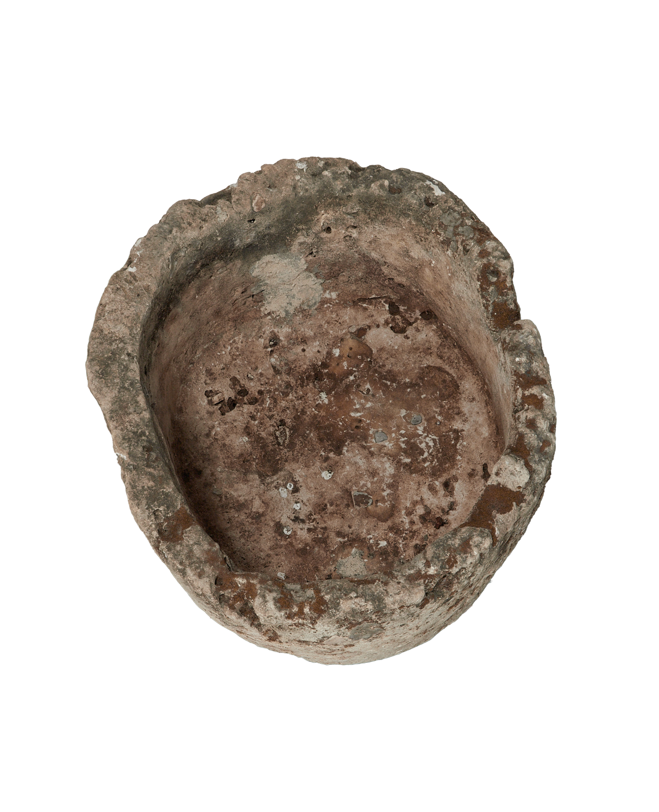 Vintage Limestone Trough - Round from Indonesia - Planters, Fountains, & Water Features