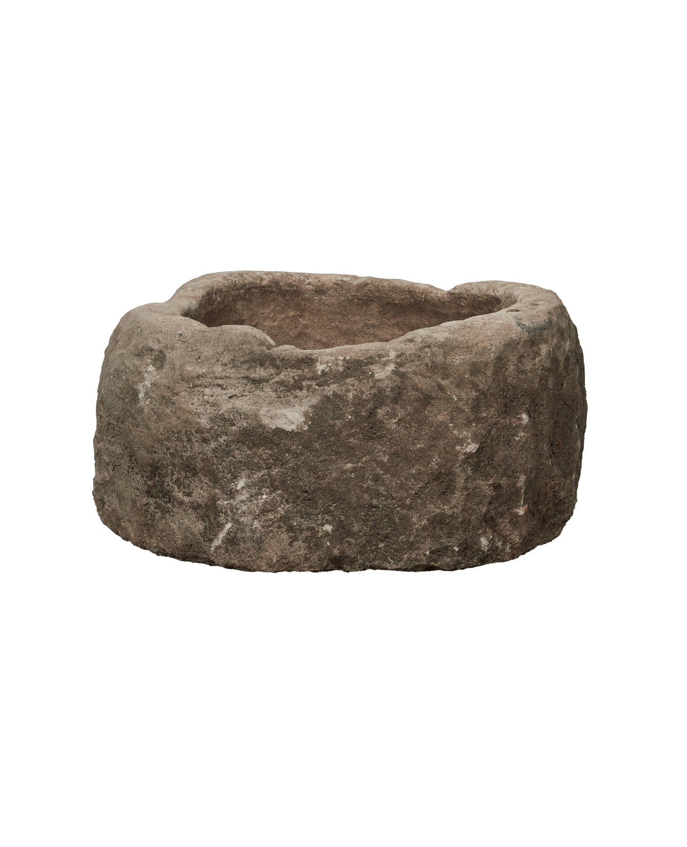 Vintage Limestone Trough - Round from Indonesia - Planters, Fountains, & Water Features