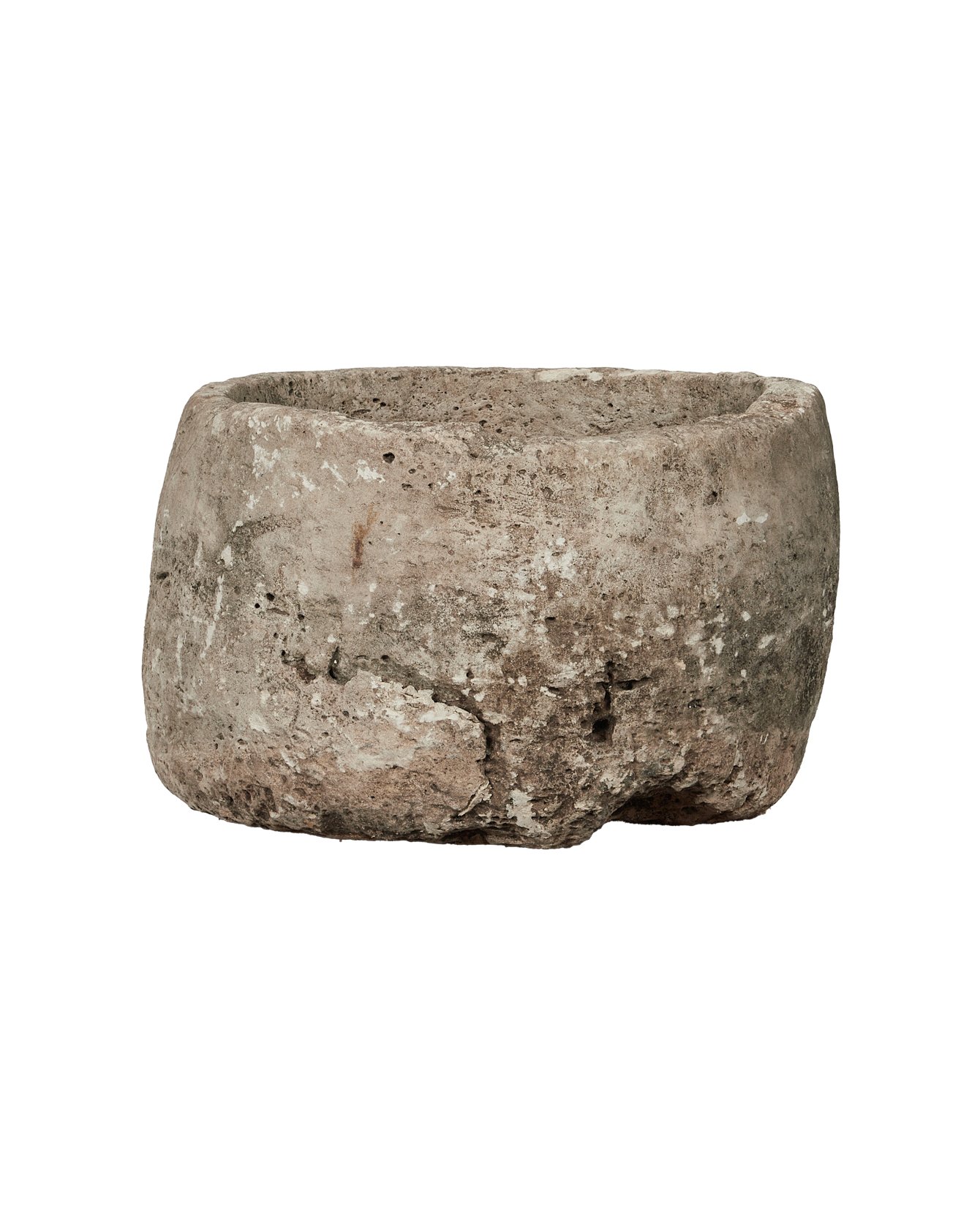 Vintage Limestone Trough - Round from Indonesia - Planters, Fountains, & Water Features