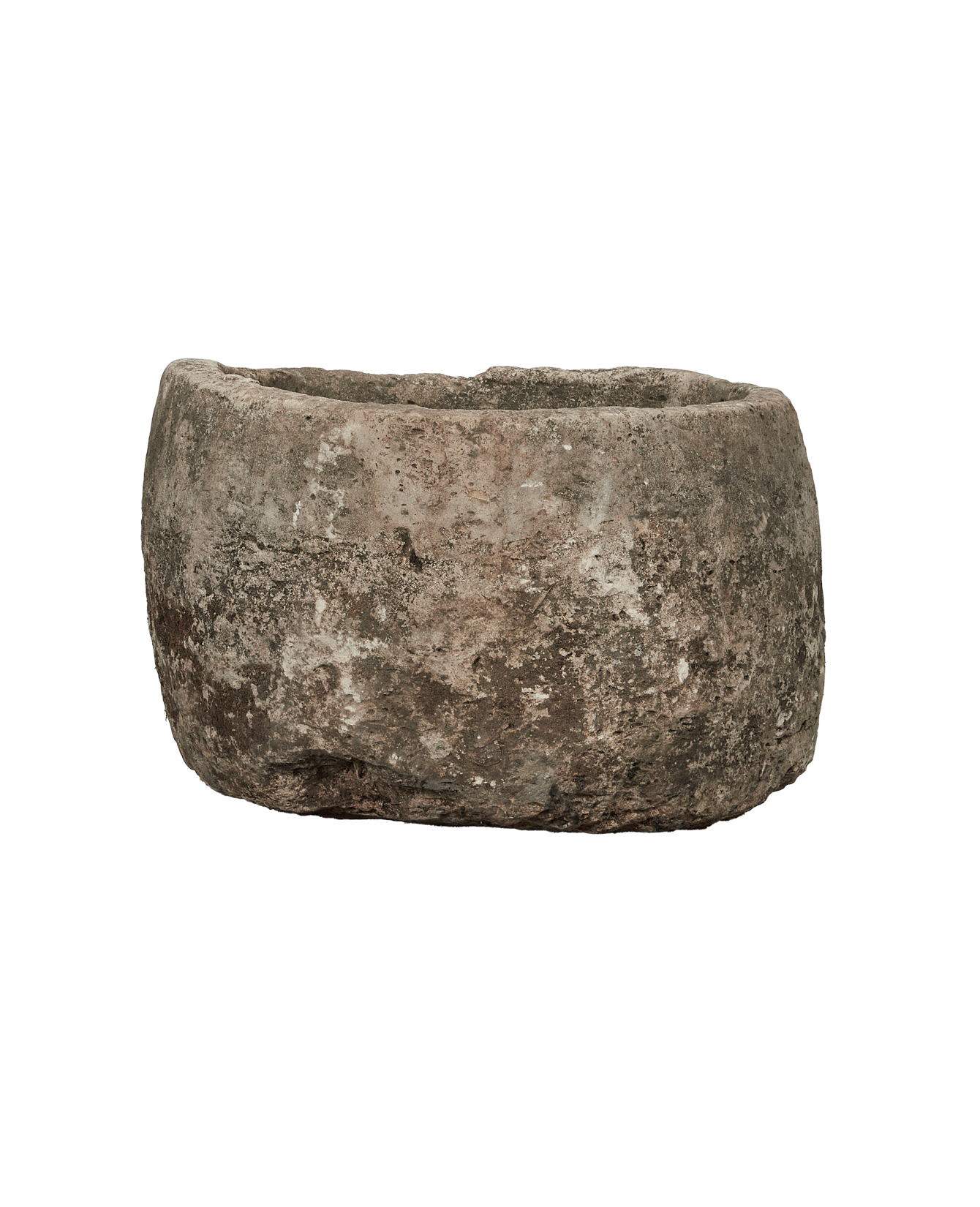 Vintage Limestone Trough - Round from Indonesia - Planters, Fountains, & Water Features