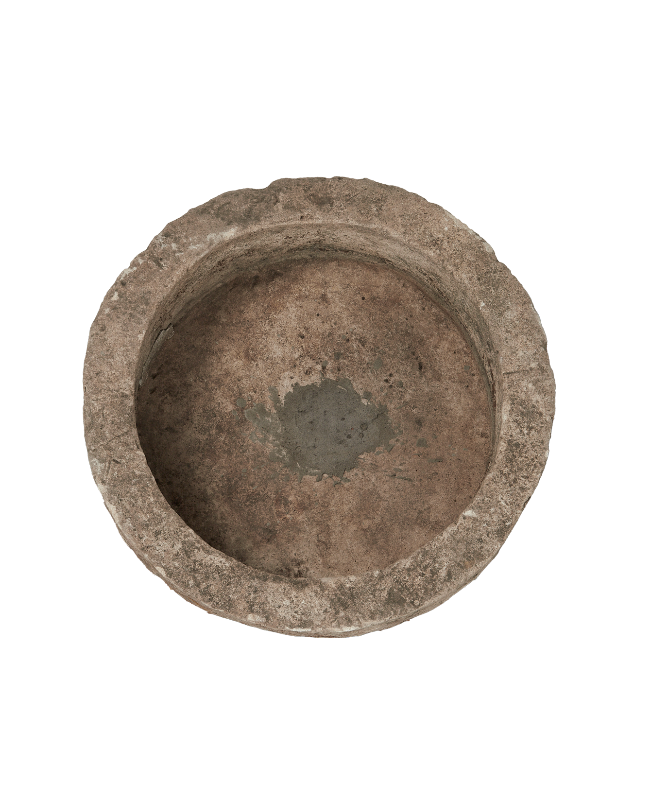 Vintage Limestone Trough - Round from Indonesia - Planters, Fountains, & Water Features