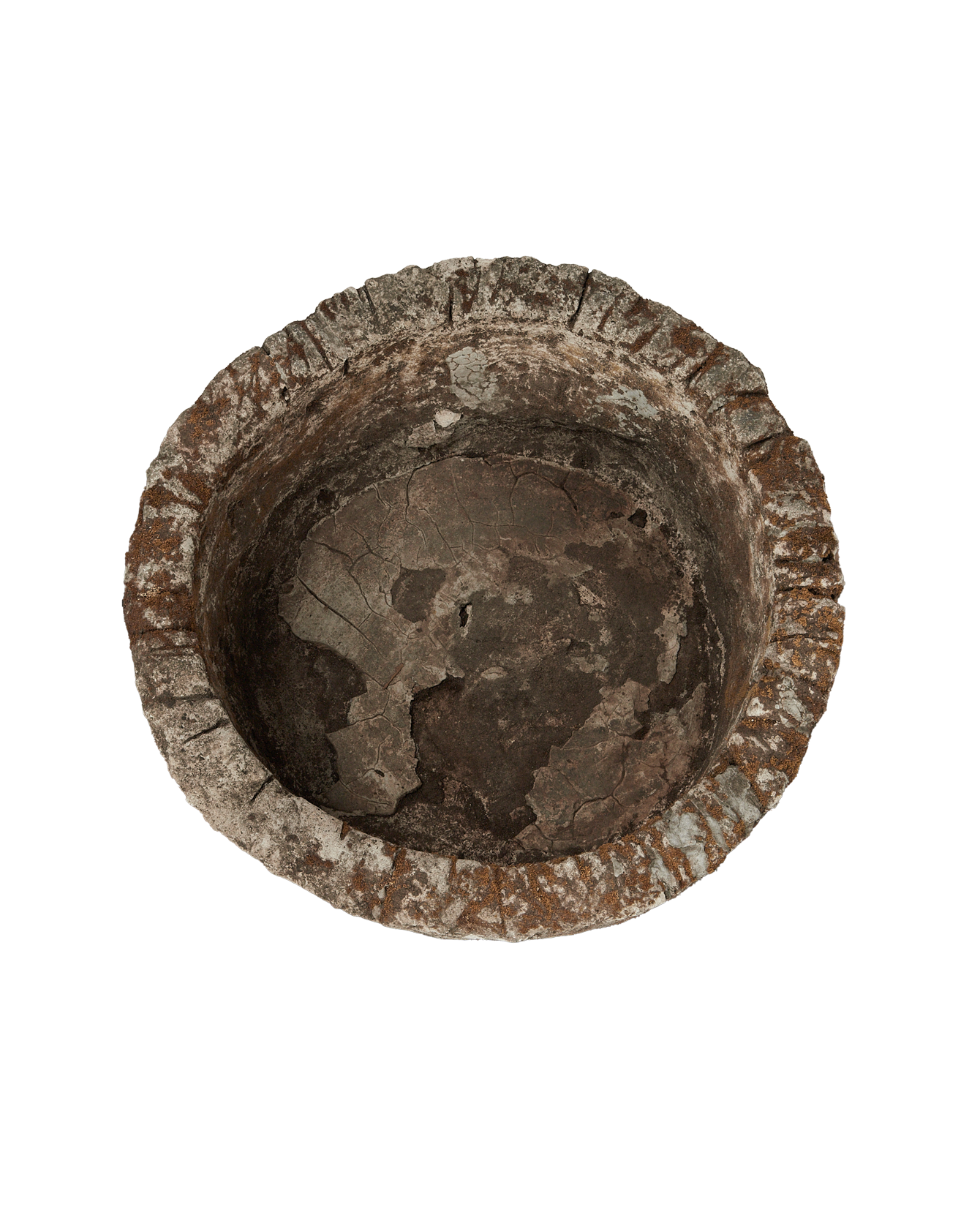 Vintage Limestone Trough - Round from Indonesia - Planters, Fountains, & Water Features