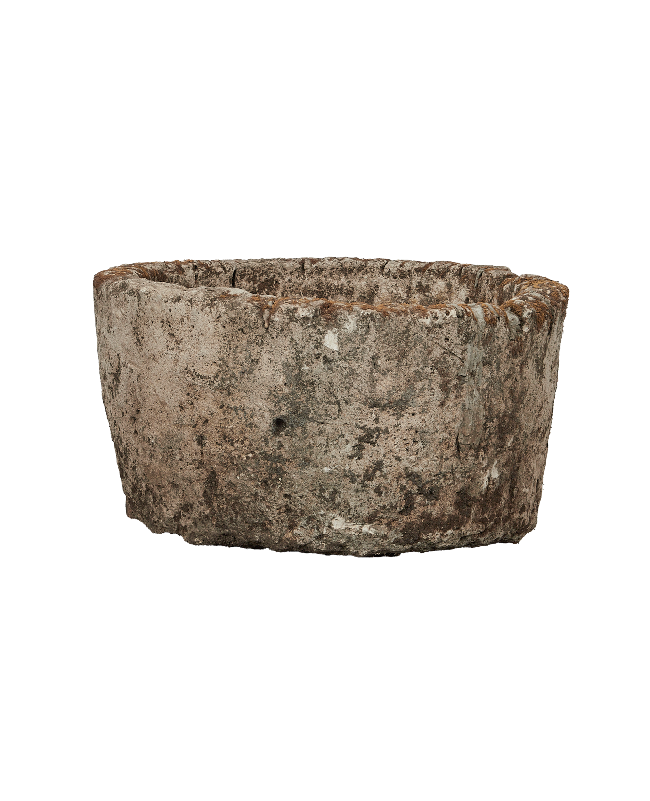 Vintage Limestone Trough - Round from Indonesia - Planters, Fountains, & Water Features