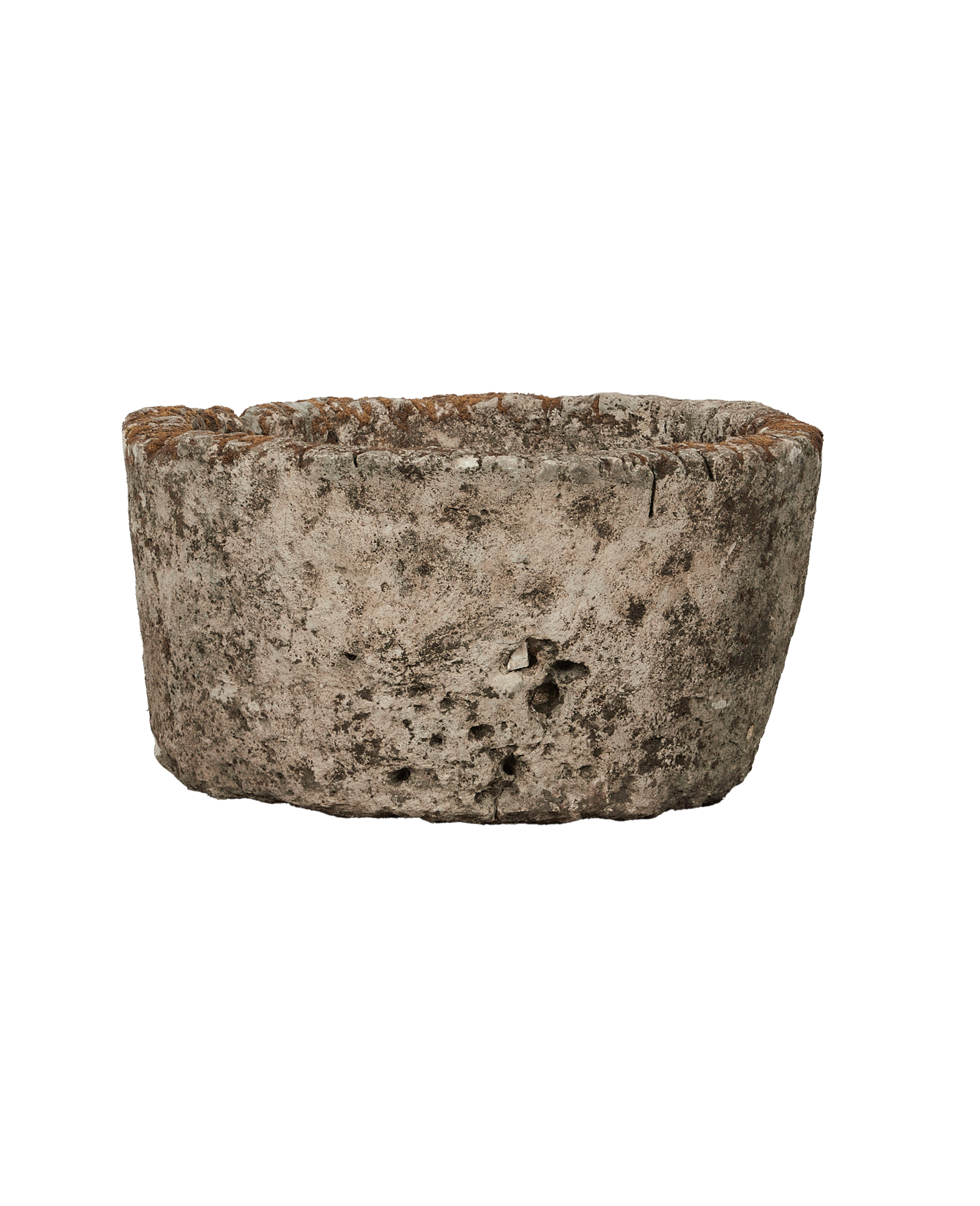 Vintage Limestone Trough - Round from Indonesia - Planters, Fountains, & Water Features