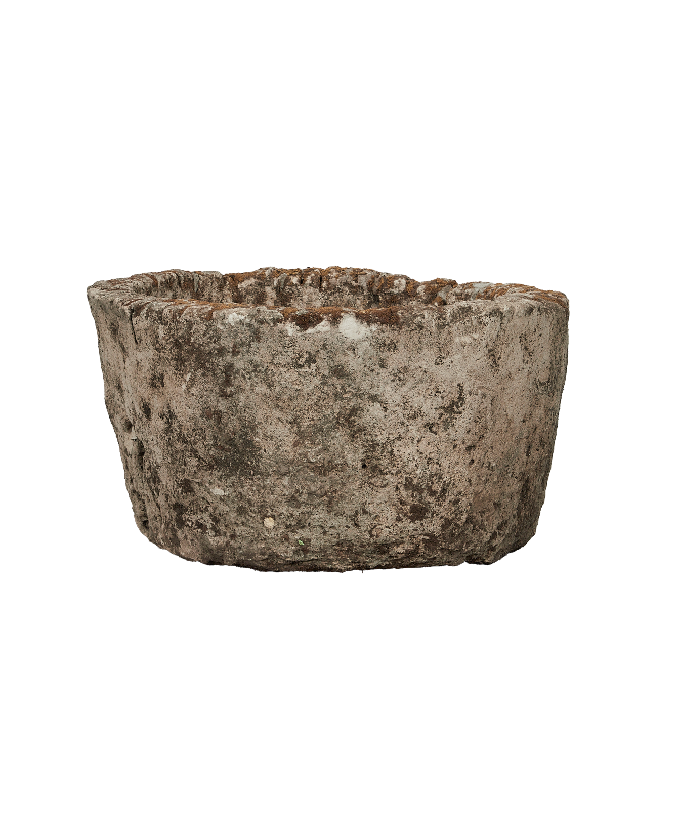 Vintage Limestone Trough - Round from Indonesia - Planters, Fountains, & Water Features