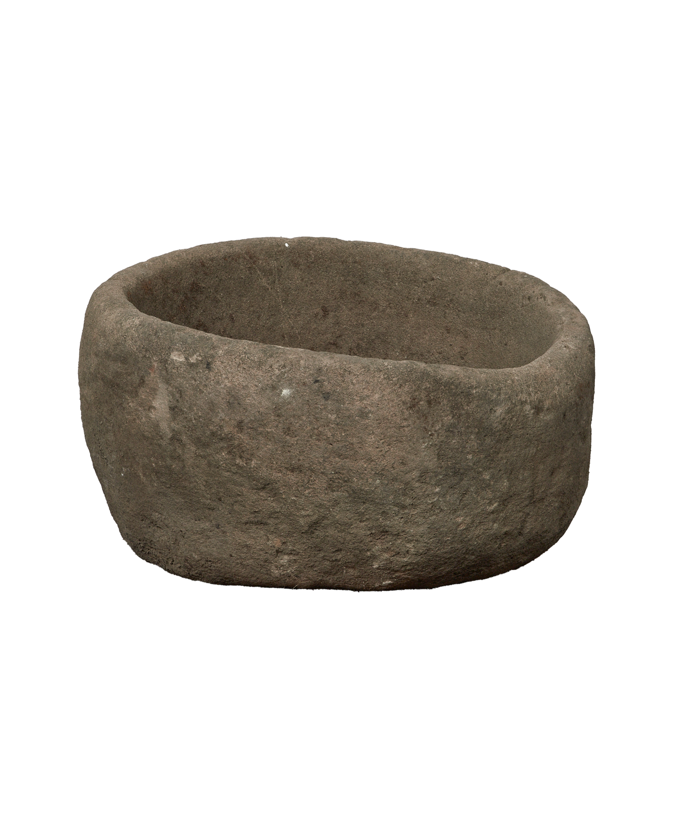 Vintage Limestone Trough - Round from Indonesia - Planters, Fountains, & Water Features