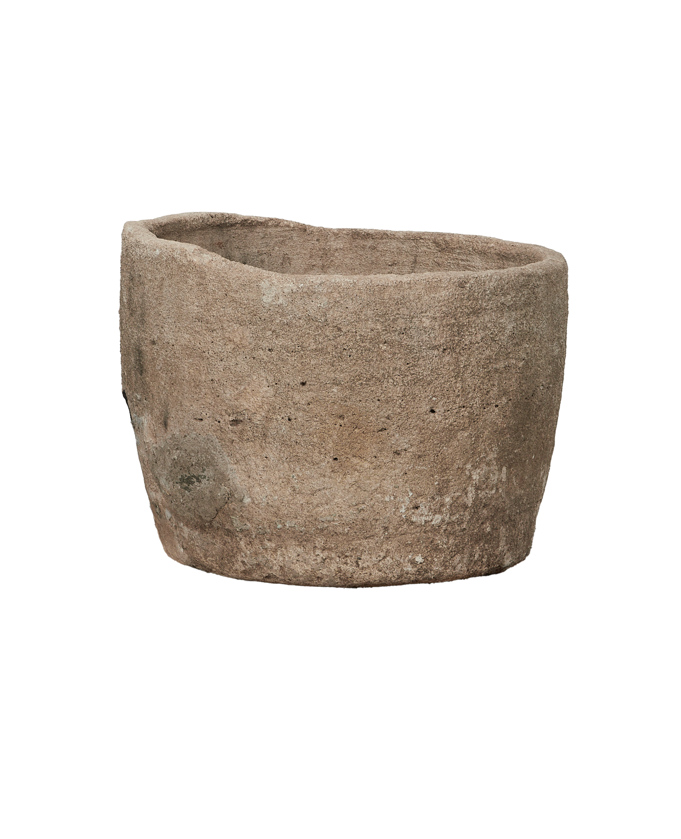 Vintage Limestone Trough - Round from Indonesia - Planters, Fountains, & Water Features