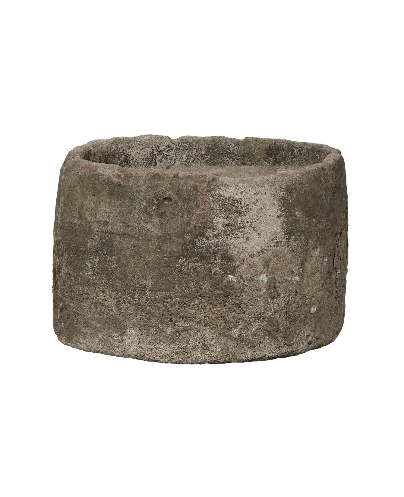 Vintage Limestone Trough - Round from Indonesia - Planters, Fountains, & Water Features