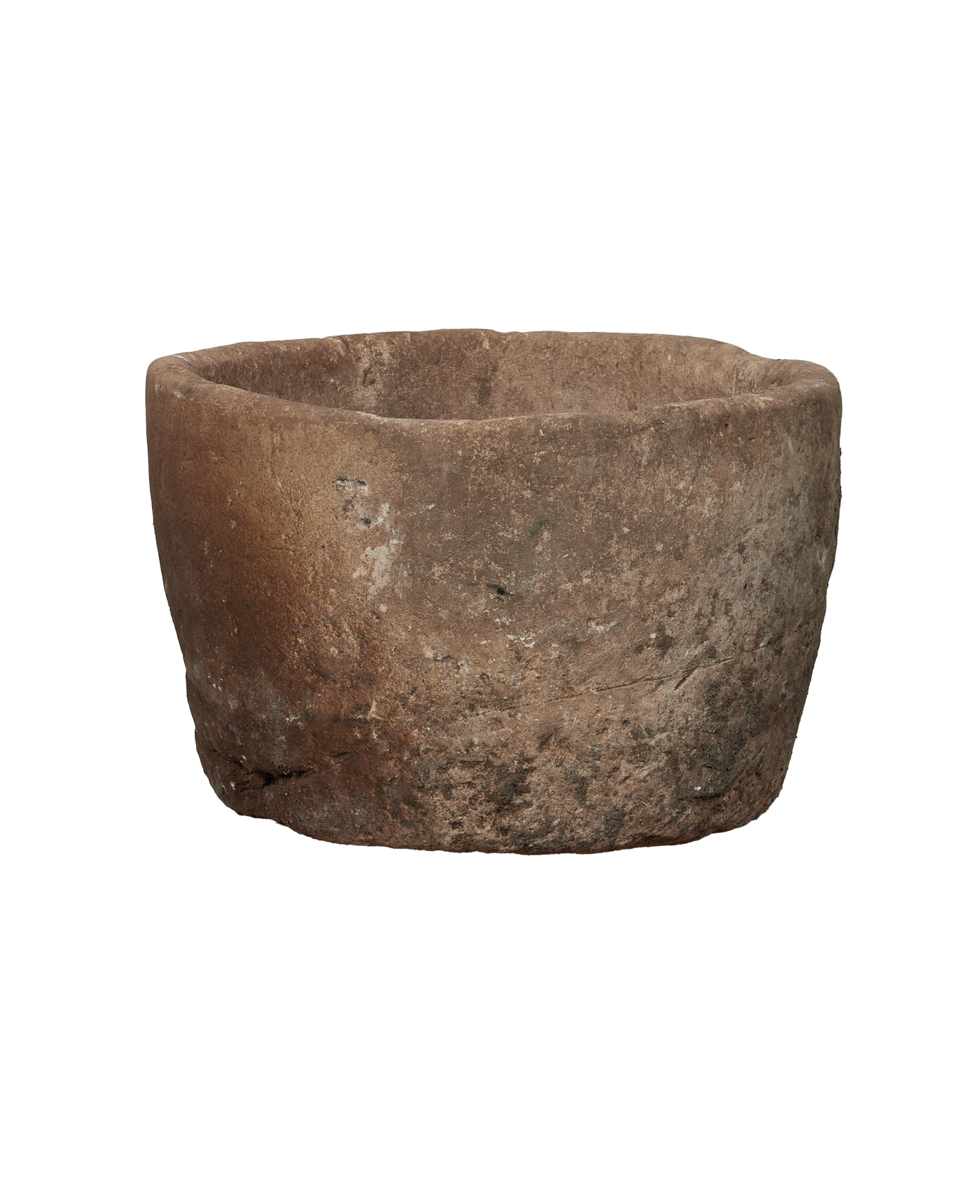 Vintage Limestone Trough - Round from Indonesia - Planters, Fountains, & Water Features