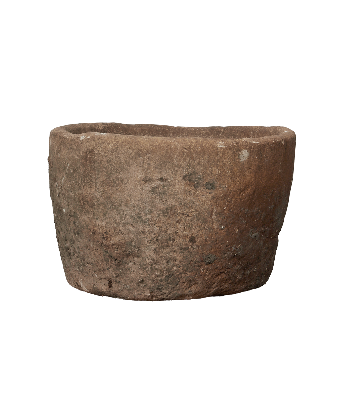 Vintage Limestone Trough - Round from Indonesia - Planters, Fountains, & Water Features