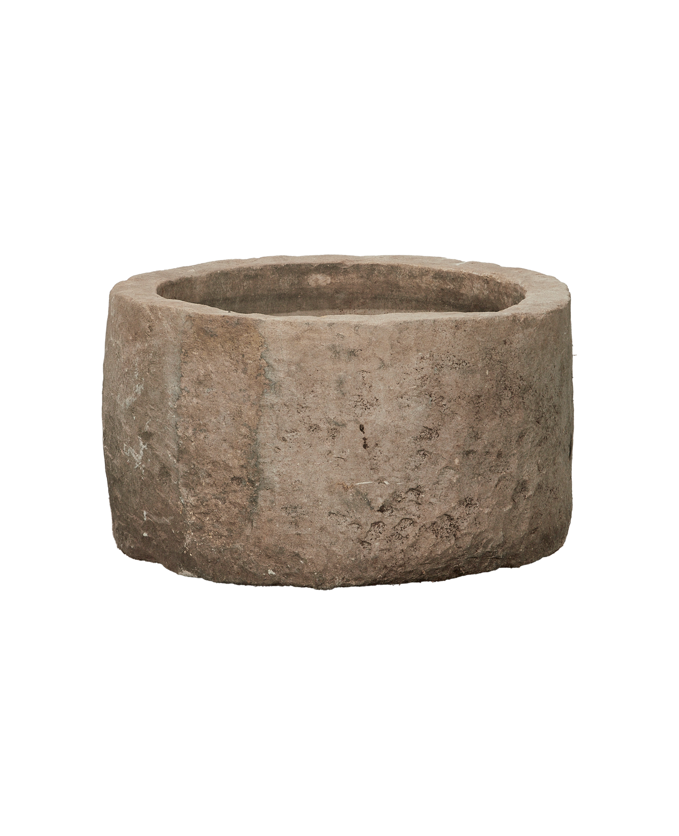 Vintage Limestone Trough - Round from Indonesia - Planters, Fountains, & Water Features