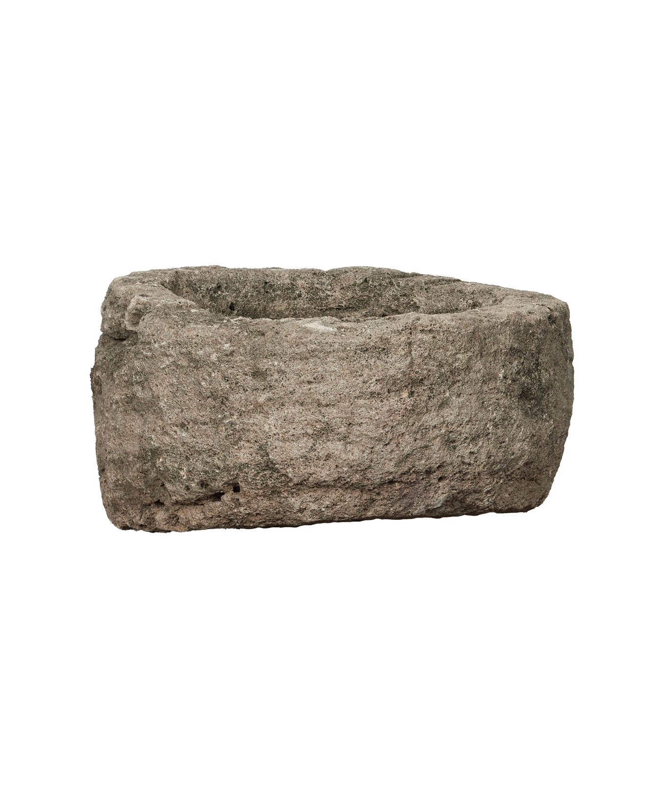 Vintage Limestone Trough - Round from Indonesia - Planters, Fountains, & Water Features