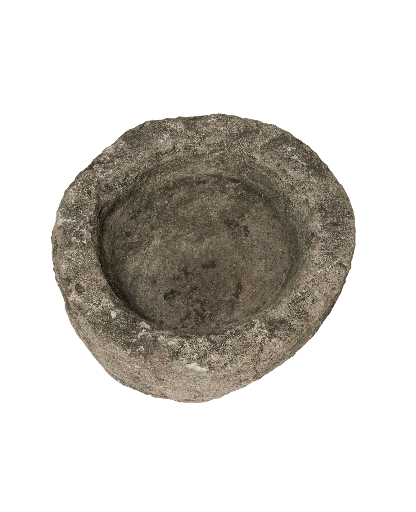 Vintage Limestone Trough - Round from Indonesia - Planters, Fountains, & Water Features