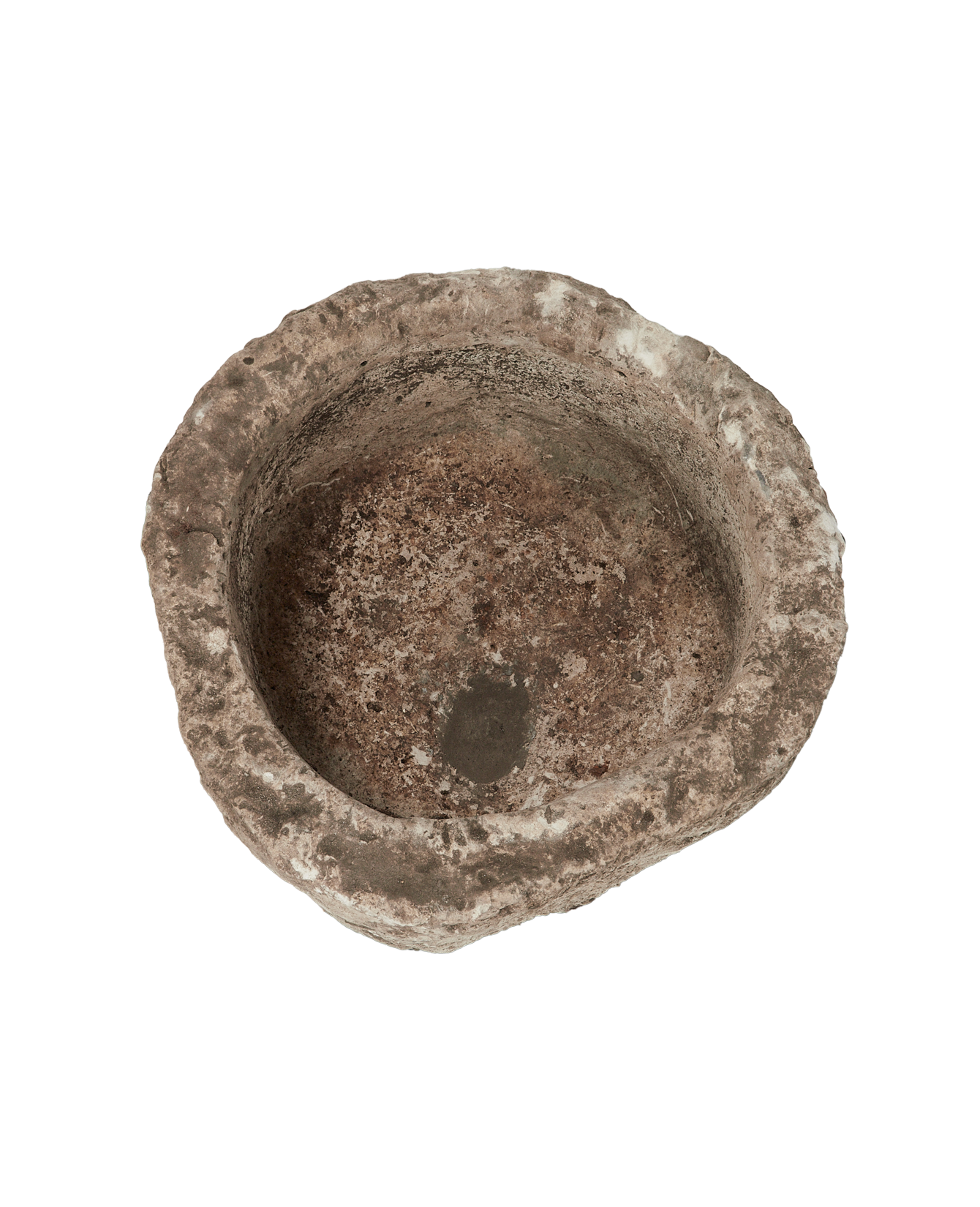 Vintage Limestone Trough - Round from Indonesia - Planters, Fountains, & Water Features