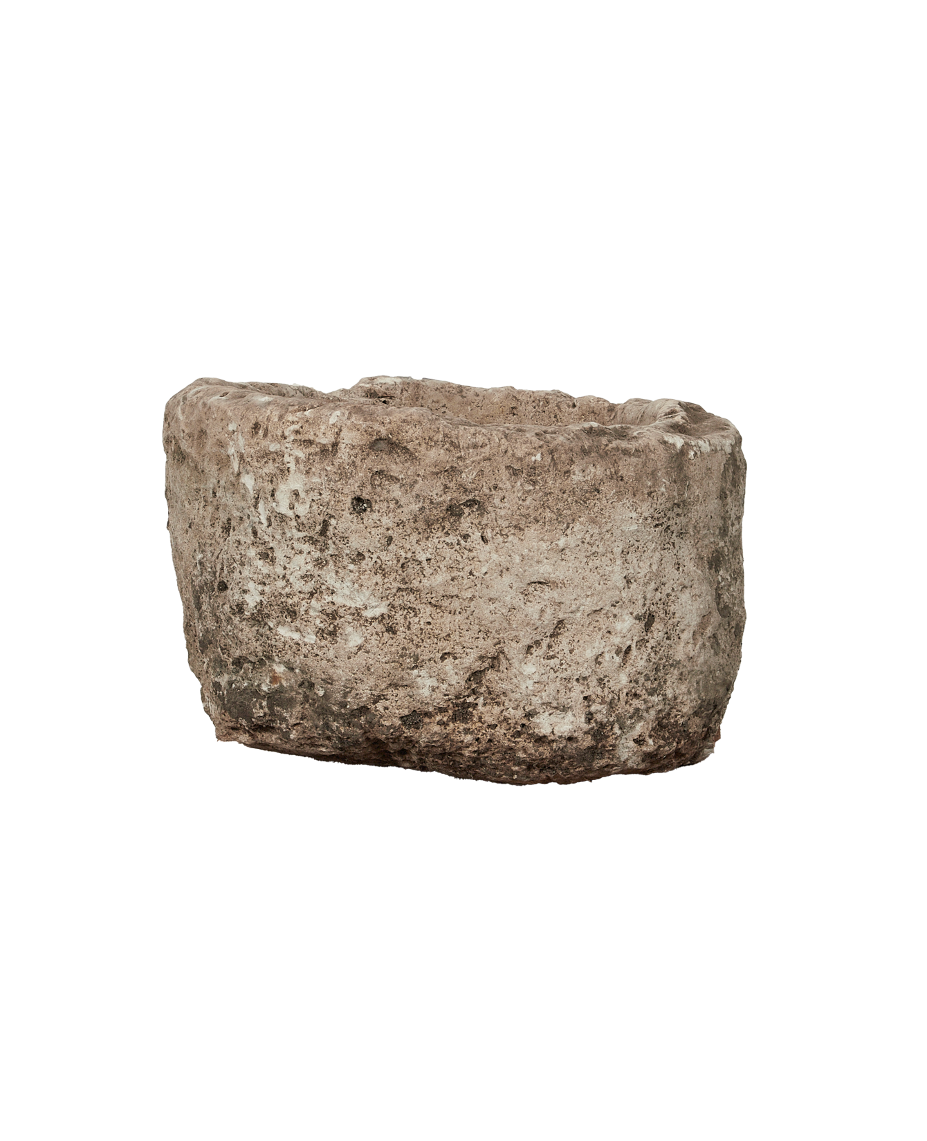 Vintage Limestone Trough - Round from Indonesia - Planters, Fountains, & Water Features