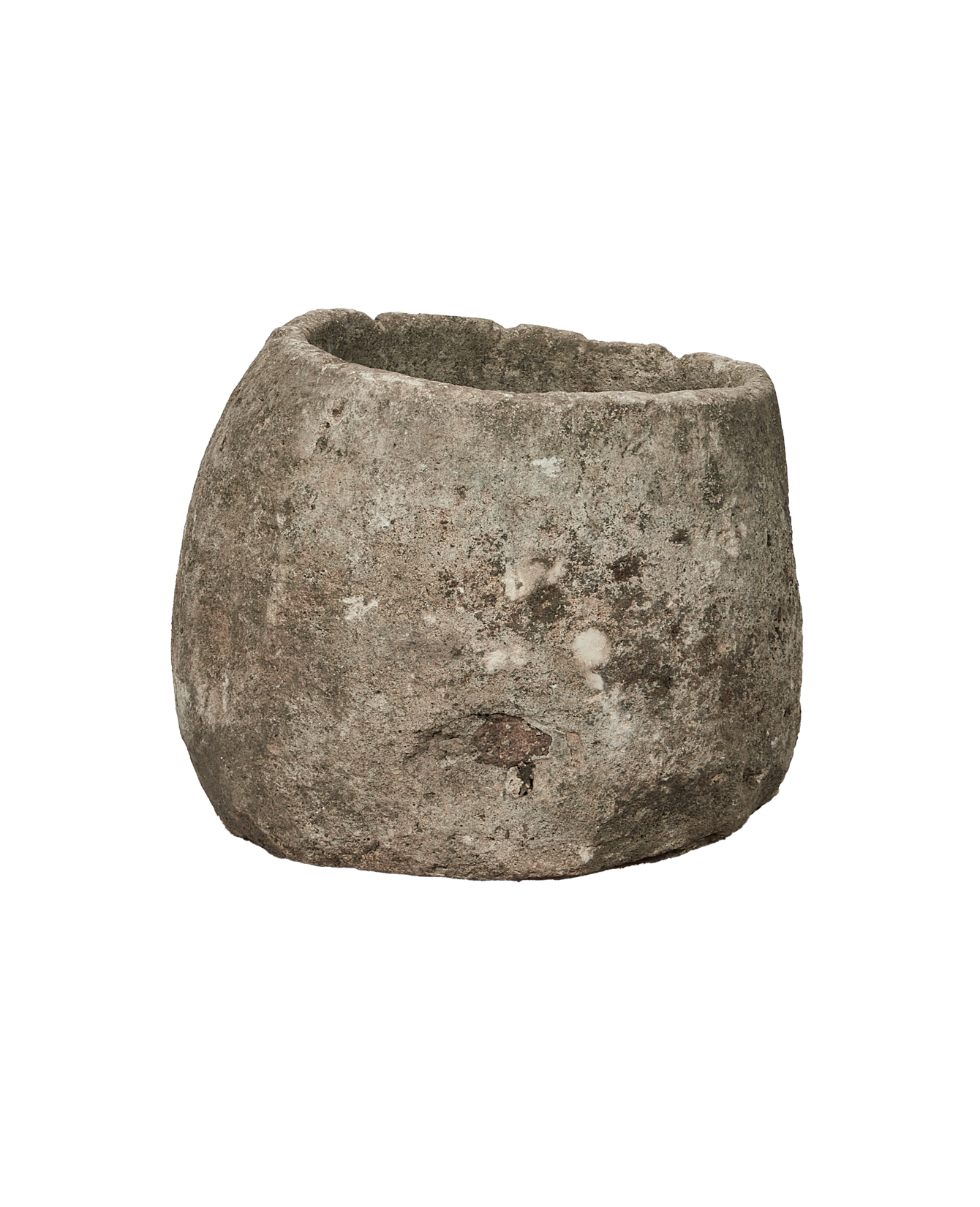 Vintage Limestone Trough - Pot from Indonesia - Planters, Fountains, & Water Features